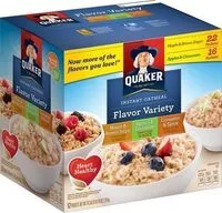Mängden socker i Instant oatmeal variety