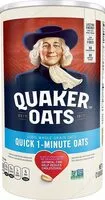 Mängden socker i Quaker quick minute oats whole grain