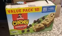 Mängden socker i Chewy Chocolate Chip Granola bars