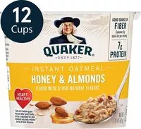 Mängden socker i Instant oatmeal express cups