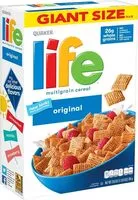 Mängden socker i Life multigrain cereal original giant size