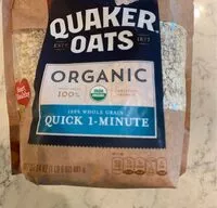 Mängden socker i Organic quick 1-minute oats
