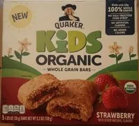 Mängden socker i Strawberry organic whole grain bars, strawberry