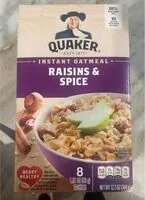 Mängden socker i Raisins and spice