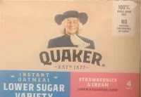 Mängden socker i Strawberrries & Cream instant oatmeal