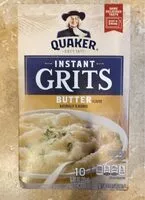 Mängden socker i Quaker Butter Flavored Instant Grits