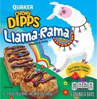 Mängden socker i Chewy dipps llama rama granola bars