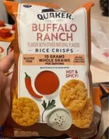 Mängden socker i Quaker buffalo ranch rice crisps