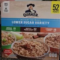 Mängden socker i lower sugar Oatmeal variety pack