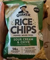 Mängden socker i rice chips sour cream and chive