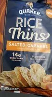 Mängden socker i Quaker Rice Thins