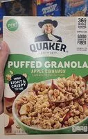 Mängden socker i Puffed granola Apple cinnamon