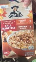 Mängden socker i Instant oatmeal fall favorites