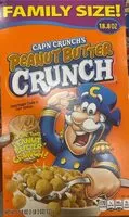 Mängden socker i Capn crunch peanut butter