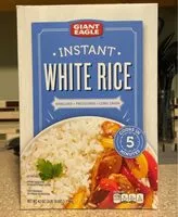 Mängden socker i Enriched instant white rice