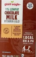 Mängden socker i 1% Lowfat chocolate milk