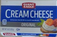 Mängden socker i Cream Cheese