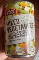 Mängden socker i Mixed vegetables carrots