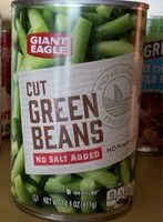 Mängden socker i Cut green beans