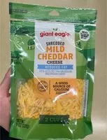 Mängden socker i shredded, mild cheddar cheese, reduced fat
