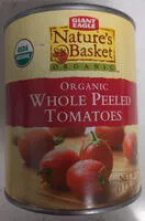 Mängden socker i Organic Whole Pealed Tomatoes