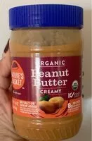 Mängden socker i Organic peanut butter