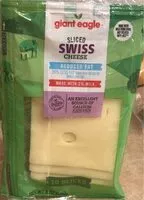 Mängden socker i Sliced Swiss Cheese