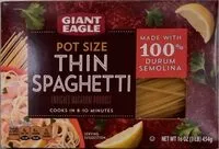 Mängden socker i Pot size Spaghetti