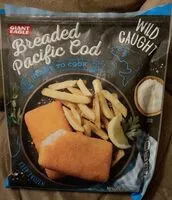 Mängden socker i Breaded pacific cod wild caught