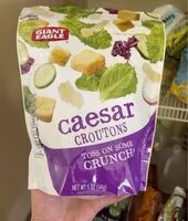 Mängden socker i Caesar croutons