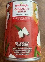 Mängden socker i Coconut milk (unsweetened)