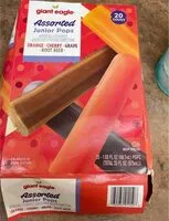 Mängden socker i Assorted junior pops