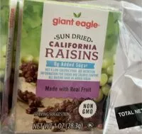 Mängden socker i raisins