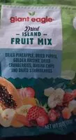 Mängden socker i Dried Island Fruit Mix