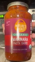 Mängden socker i Nature basket marinara organic
