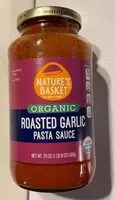 Mängden socker i organic roasted garlic pasta sauce