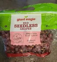 Mängden socker i red seedless grapes