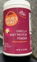 Mängden socker i Vanilla Whey Protein Powder