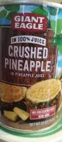 Mängden socker i Crushed pineapple