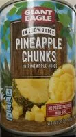 Mängden socker i Pinapple Chunks in pineapple juice