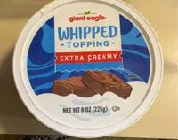 Mängden socker i Whipped topping