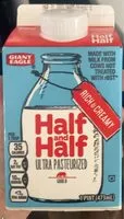 Mängden socker i Rich & creamy ultra pasteurized half and half