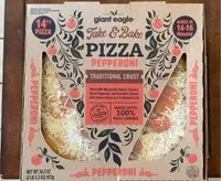 Mängden socker i Giant Eagle Pepperoni Pizza