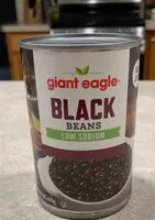 Mängden socker i Black Beans low sodium