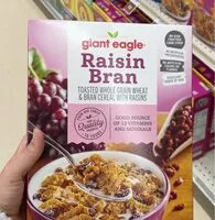 Mängden socker i Giant eagle raisin bran