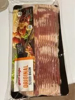 Mängden socker i Original sliced bacon