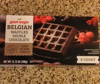 Mängden socker i Giant Eagle Belgian waffles double chocolate