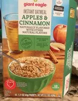 Mängden socker i Instant oatmea apples & cinnamon