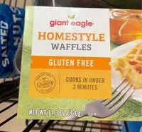 Mängden socker i Homestyle waffles (gluten free)