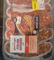 Mängden socker i Italian sausage links hot